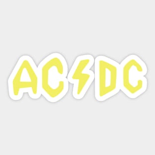 Beavis and Butthead AC/DC Sticker